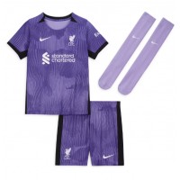 Dětský Fotbalový dres Liverpool Alexander-Arnold #66 2023-24 Třetí Krátký Rukáv (+ trenýrky)